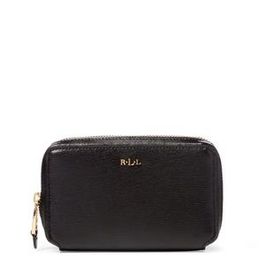 Ralph Lauren TATE SAFFIANO PHONE WALLET BLACK
